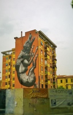 Unconventional Rome and Giant Murals, by Bike