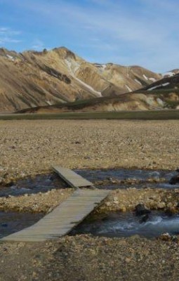 Hiking in Landmannalaugar Nature Reserve 